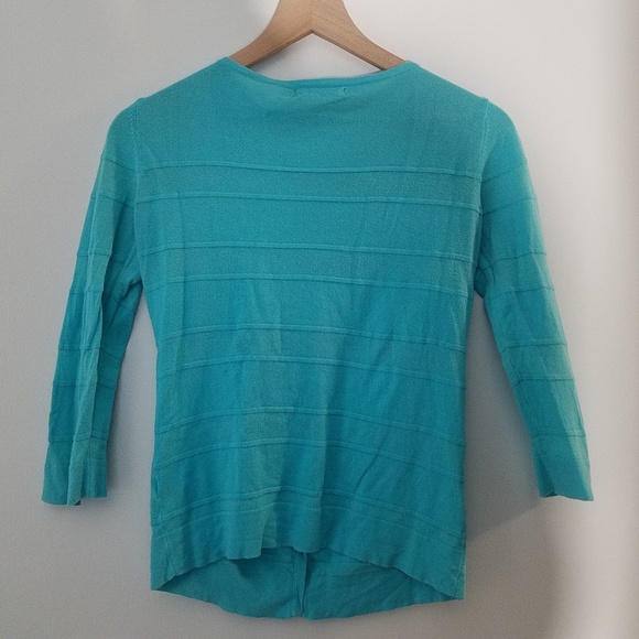 Blue green sweater - Picture 2 of 3